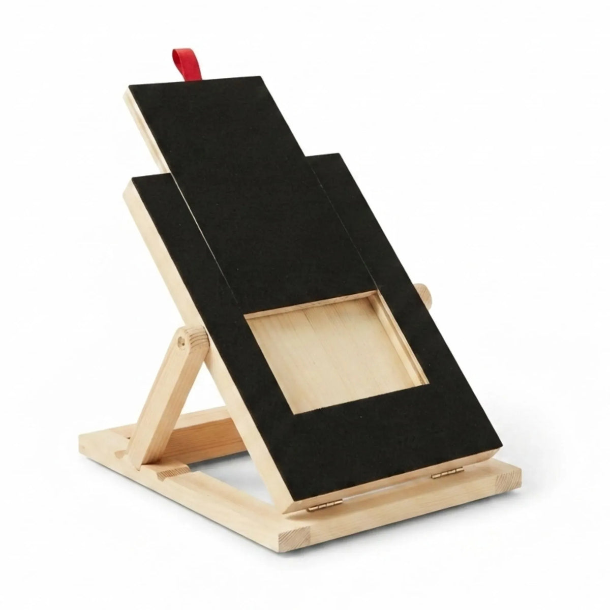 Scratch board frame and abrasive surface close-up
