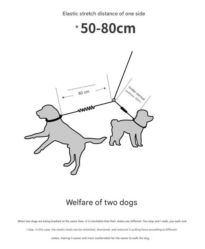 Supplier diagram showing one elastic branch extending from 50 to 80 cm